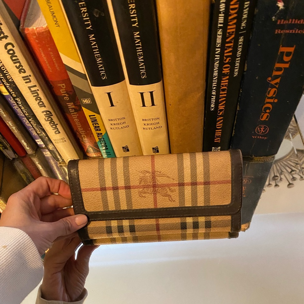 Used Burberry wallet minor marks shows use